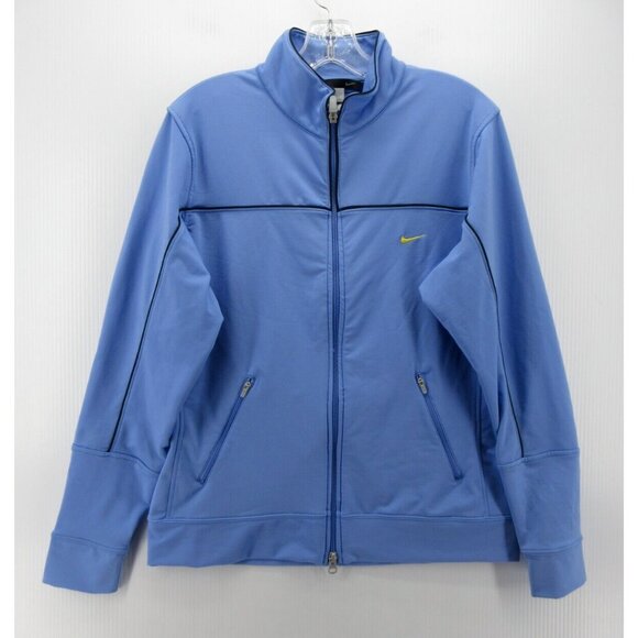 VINTAGE Nike Jacket Large Track Coat Dri-Fit Swoosh Logo Running NWT* - Picture 1 of 14
